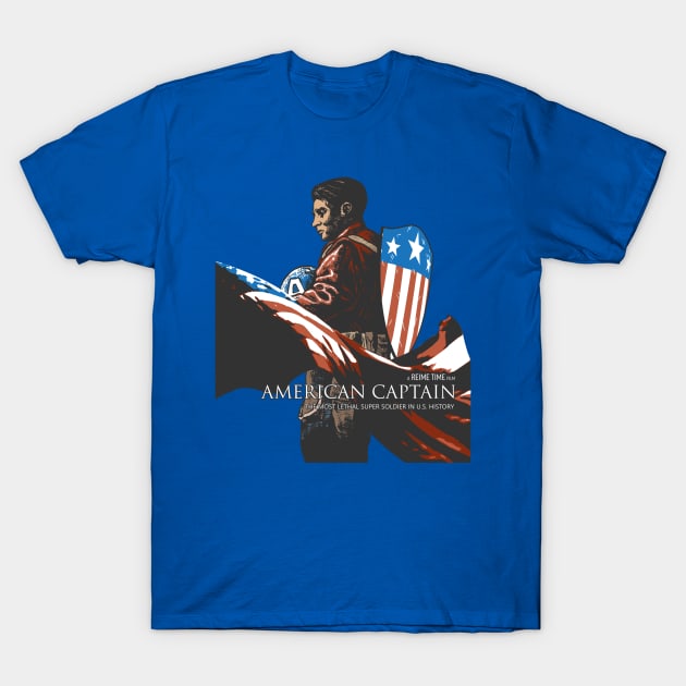 American Captain T-Shirt by ReimeTime